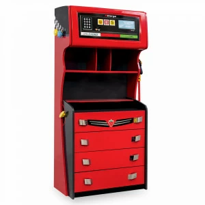 Комод детский высокий красный с ящиками Petrol Champion Racer CILEK CHAMPION RACER 00-3832249 Красный