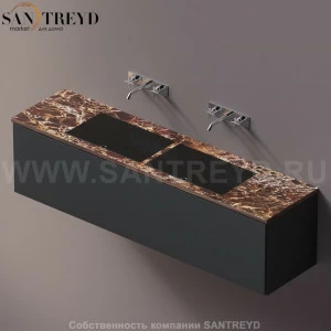 AELLM0CC21820DD Подвесная раковина настенная прямоугольная Agape Ell