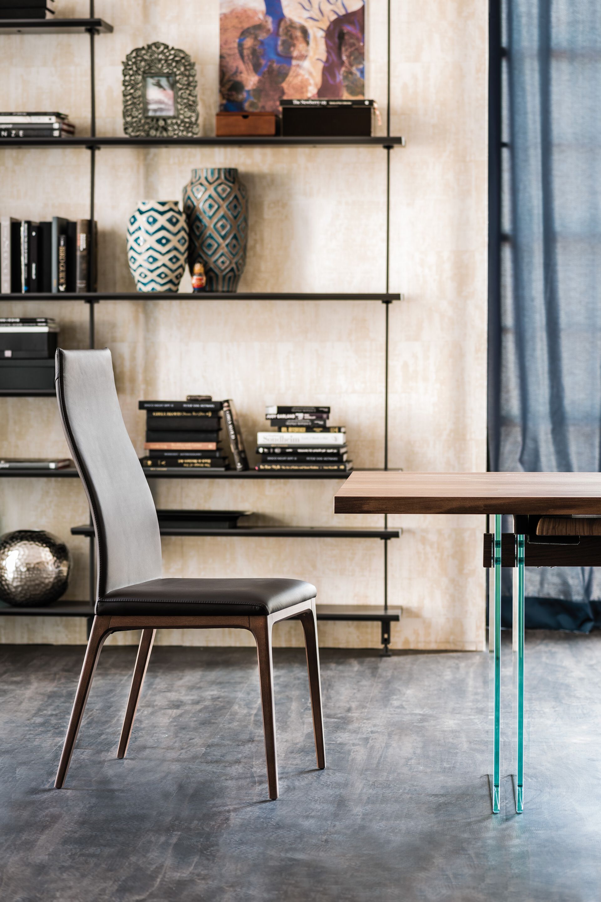 Кожаный мягкий стул Cattelan italia Аркадия ARCH-00056732 - Вид №7