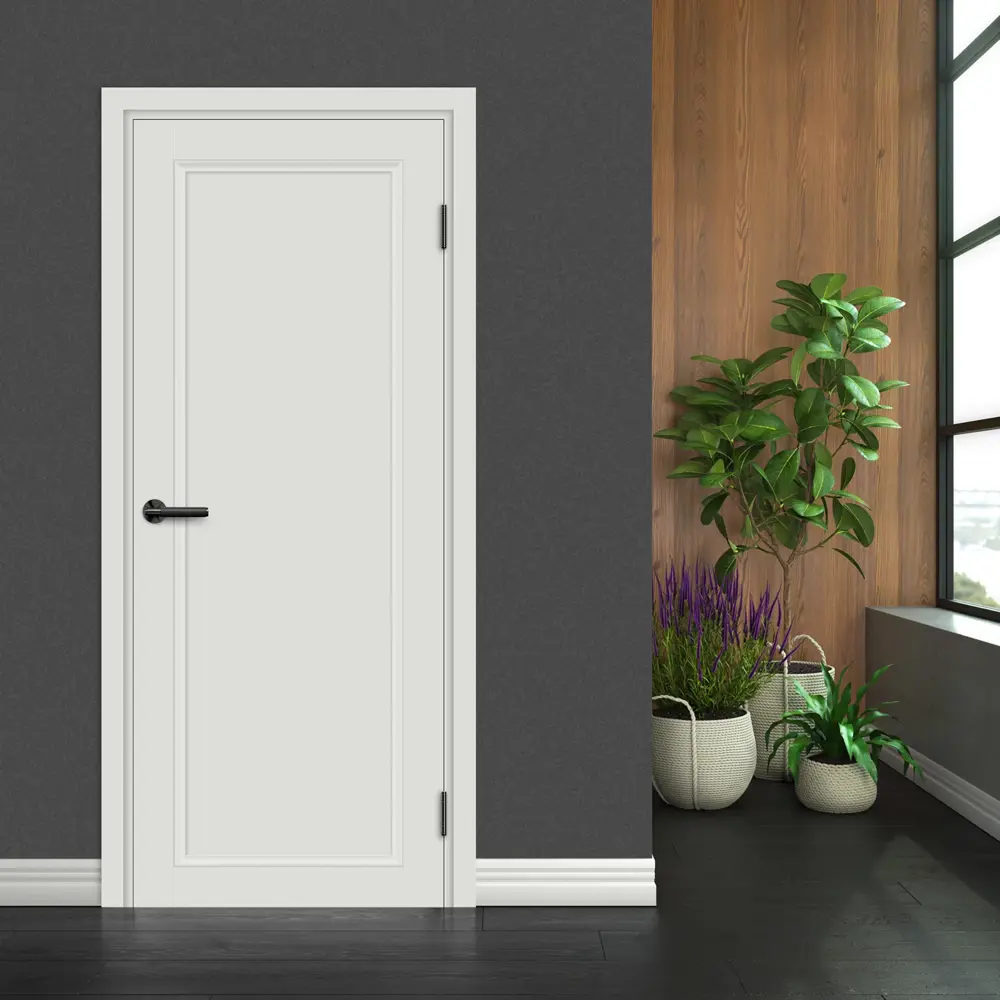 Дверь межкомнатная глухая с замком и петлями в комплекте Лион 70x200 мм Hardflex ламинация цвет белый жемчуг 89384266 STLM-2084624 МАРИО РИОЛИ  - Вид №5