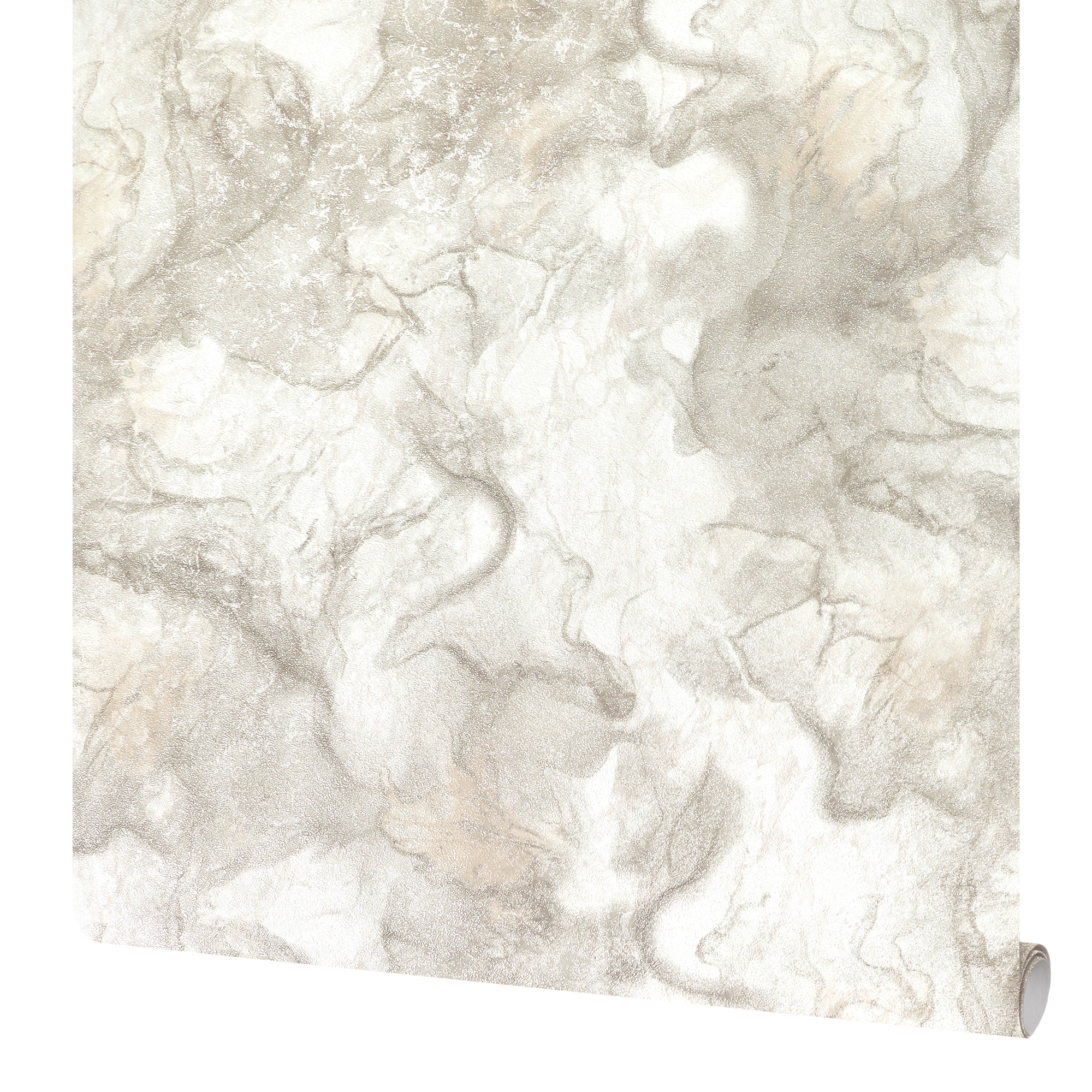 Дизайнерские флизелиновые обои SOLO DISCO с блёстками бежевого цвета 87762777 STLM-0075582