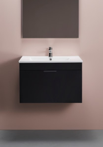 1580100 Go Compact Шкаф Для Умывальника 600 Черный Hafa  Черный