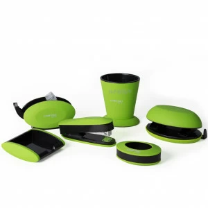 Канцтовары пластиковые 6 предметов зеленые Study Set COMF-PRO  00-3953495 Зеленый