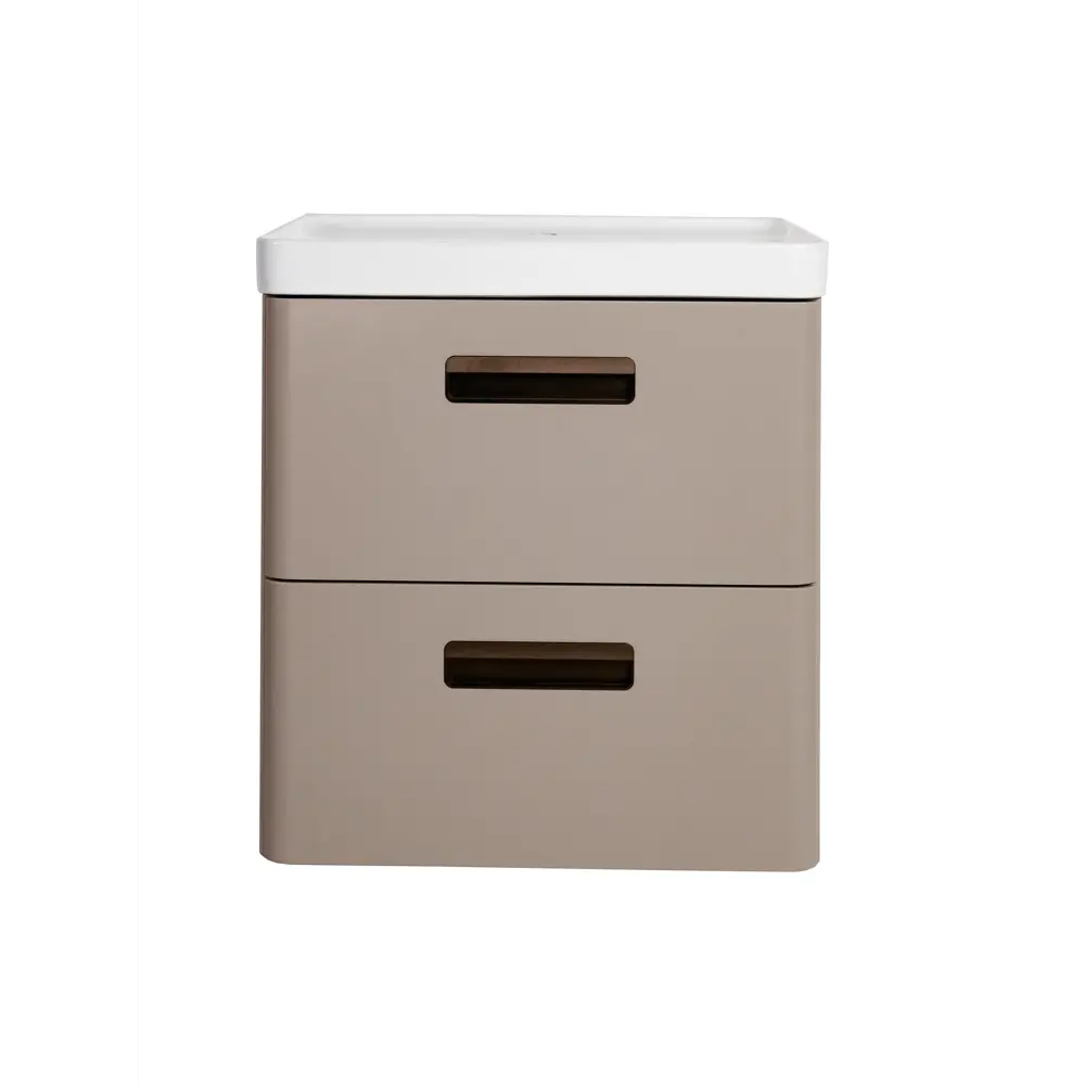 Santreyd Гарда — подвесная тумба с раковиной 60 см, серо-бежевая 89390141 STLM-1410943