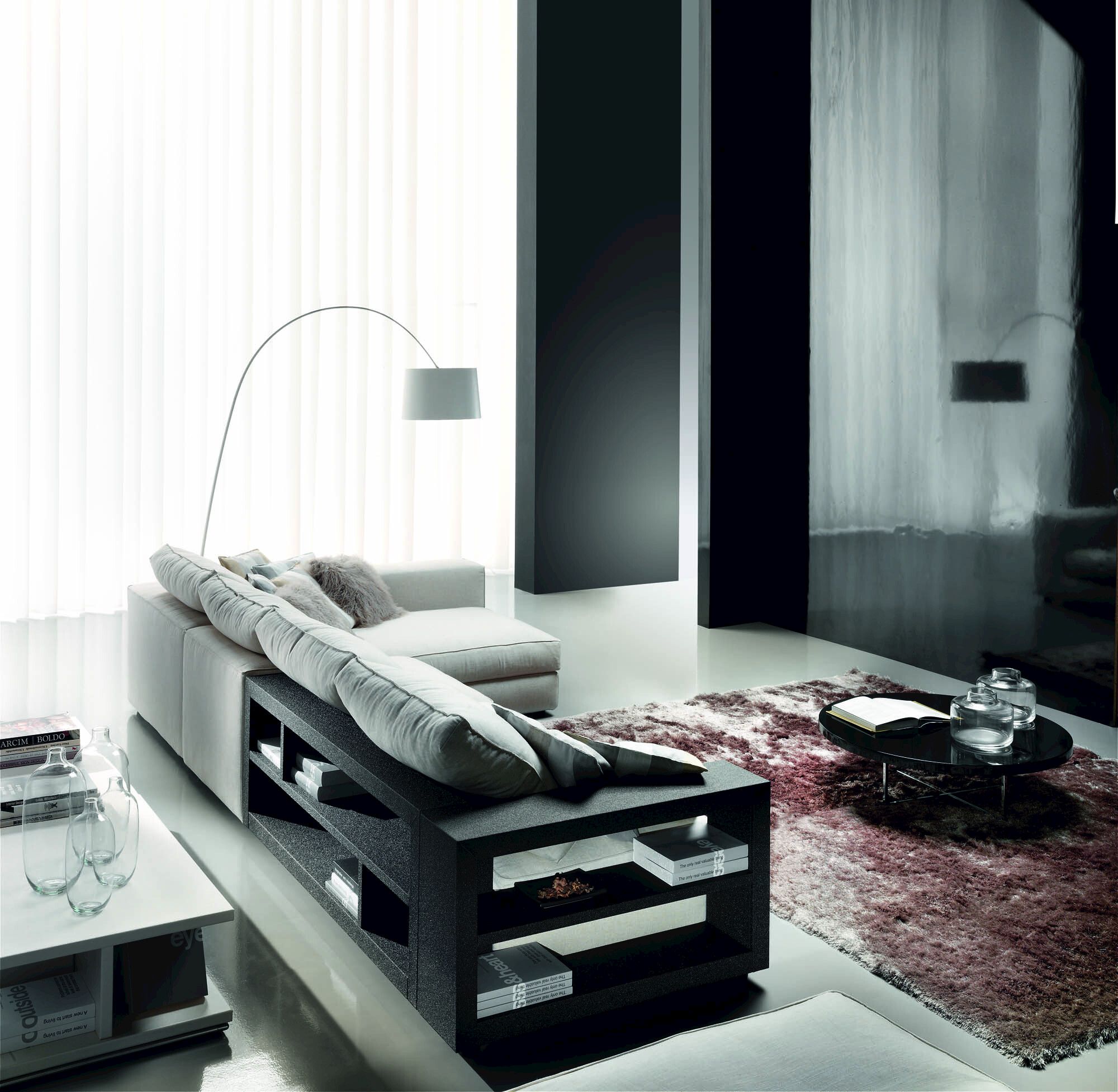 Тканевый диван с полуостровом Former In Italia Ermes ARCH-00049738 - Вид №2