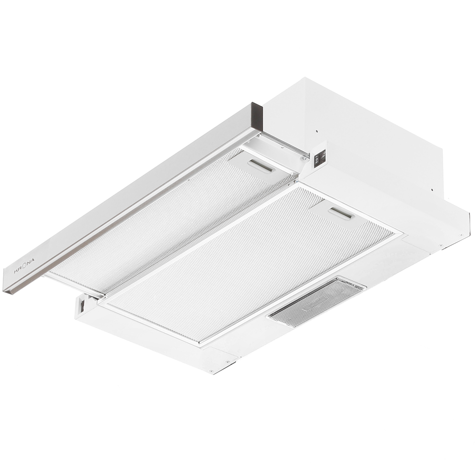 5308859 Вытяжка телескопическая KRONA KAMILLA 600 EVO 1IX серебристый/серебристый STDN-0104780 - Вид №2