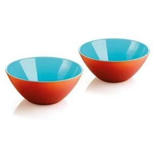 Набор из 2 мисок My Fusion 12 см красно-голубой