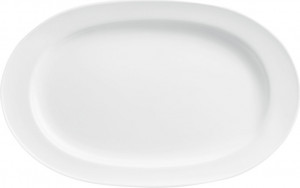 10642867 Furstenberg Блюдо овальное Furstenberg "Вагенфельд" 33см (белое) Фарфор