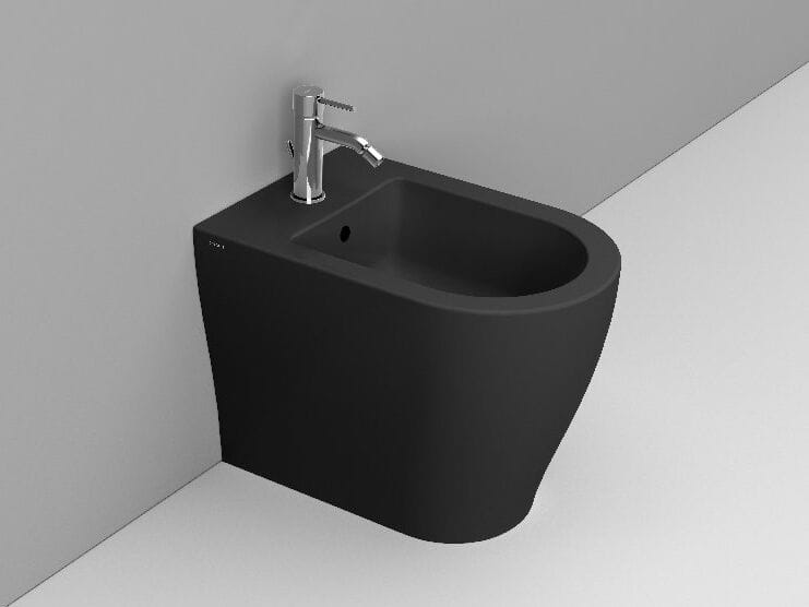 Керамическое напольное биде с переливом Ceramica Dolomite круглый мирт ARCH-00050276 - Вид №9