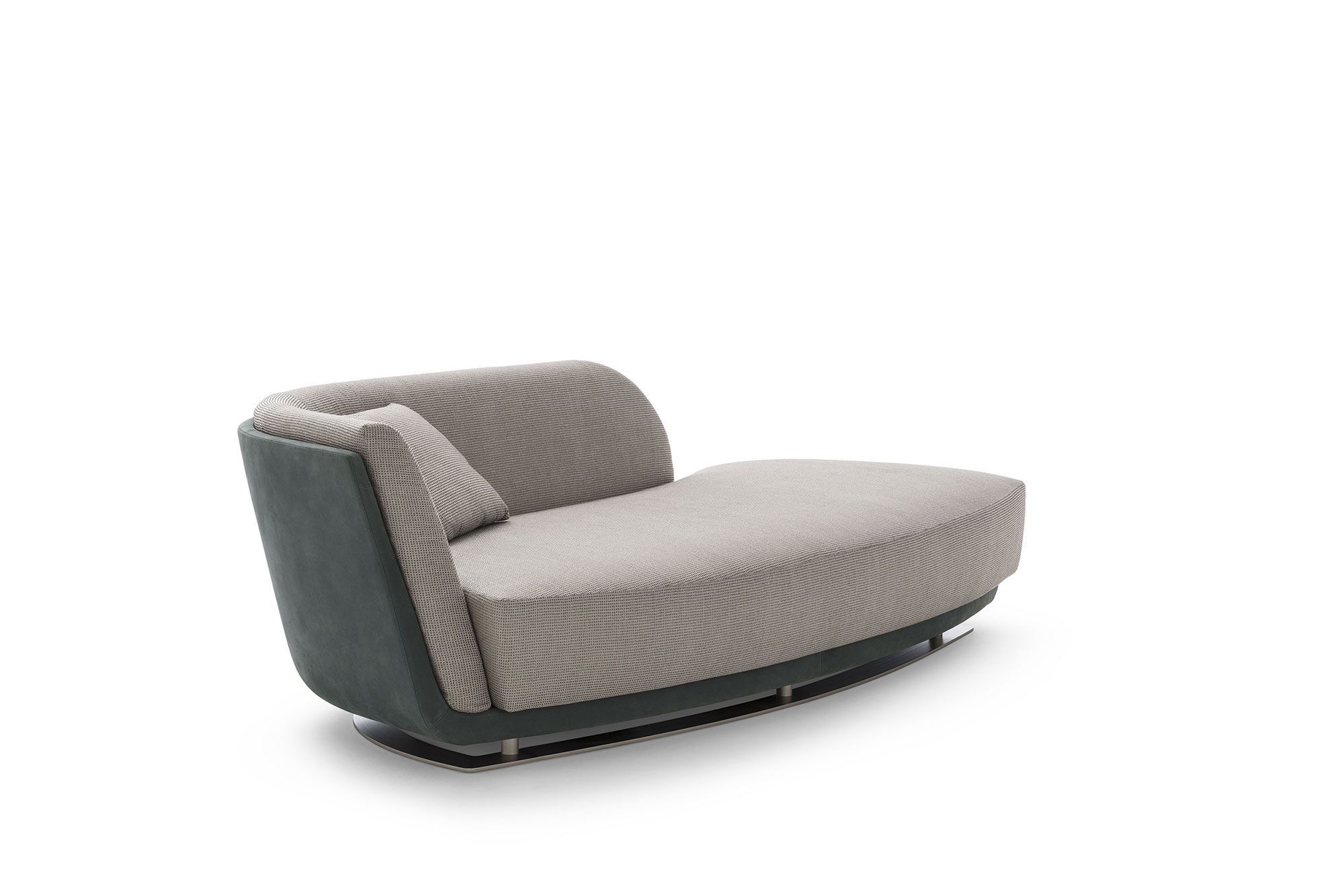 Шезлонг из кожи и ткани OAK New York Suite ARCH-00070040 - Вид №2