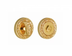 0WC065.6MM.43 Кнопка приватности с аварийной разблокировкой 6 мм Сатинированное старое золото 24К