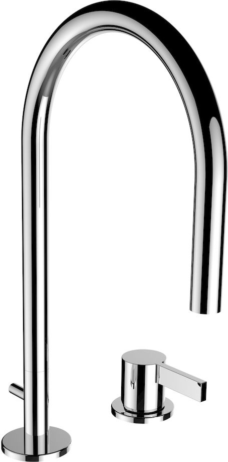 H3113320042211 Смеситель для раковины, 166 мм,с донным клапаном LAUFEN PRO