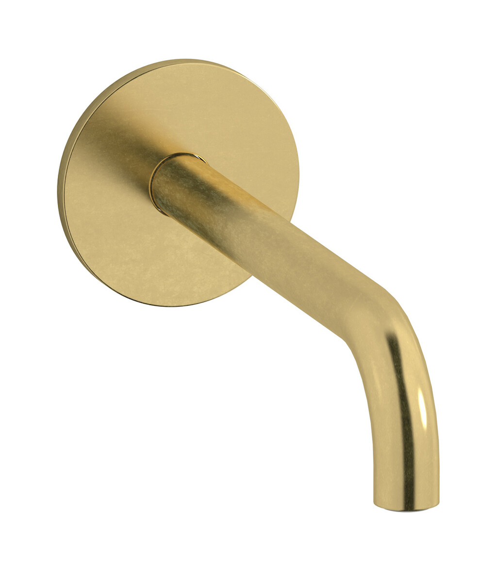 Настенный излив для ванны WE ARE IB rx327on_23 Natural Brass Reflex