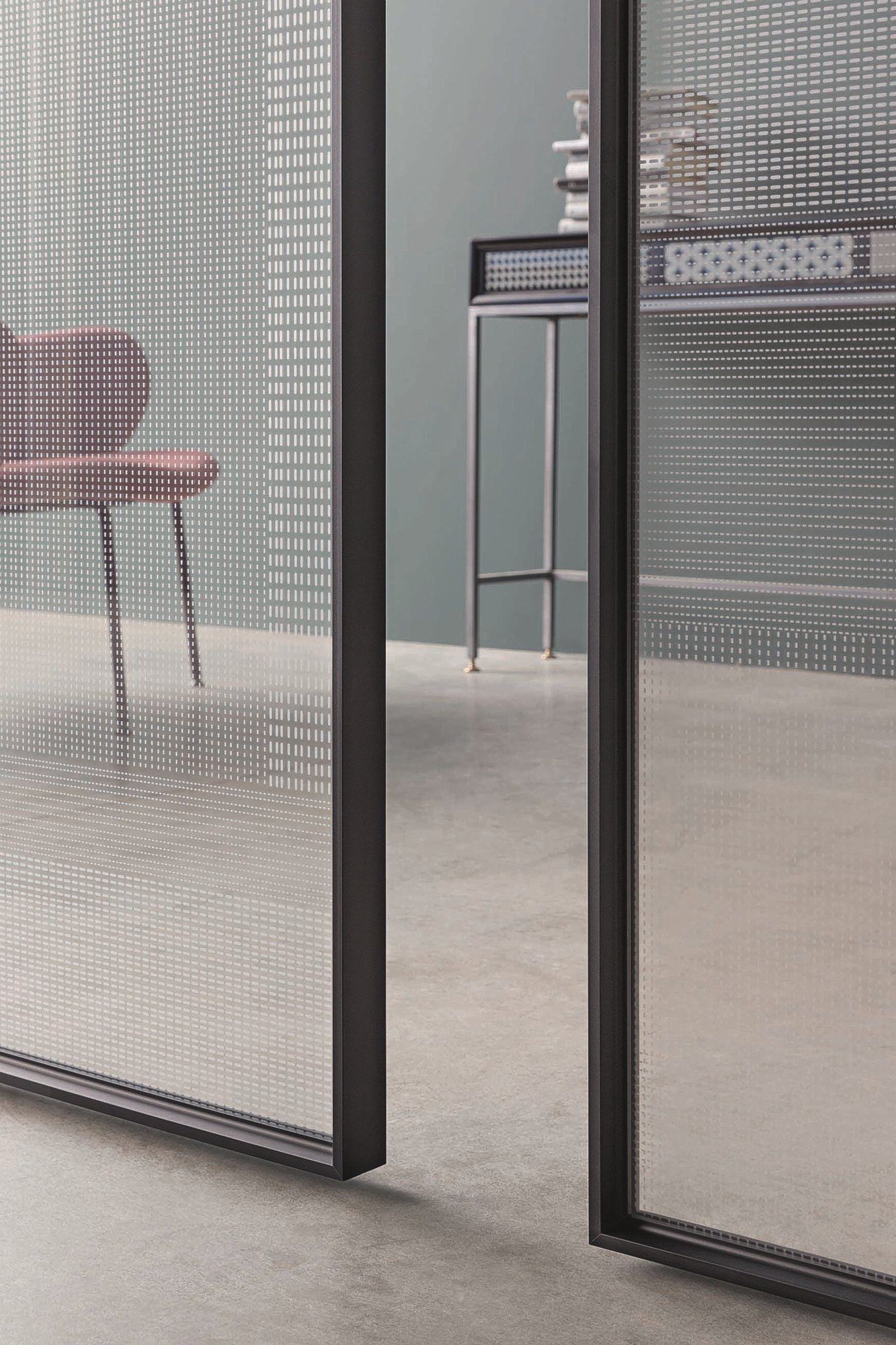 Стеклянная дверь Lualdi раздвижные и поворотные стеклянные системы ARCH-00112202 - Вид №17