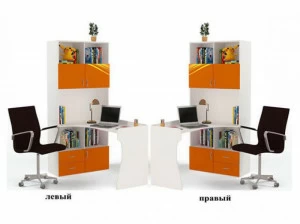 Стол-стеллаж ABC-KING Champion правый , оранж,