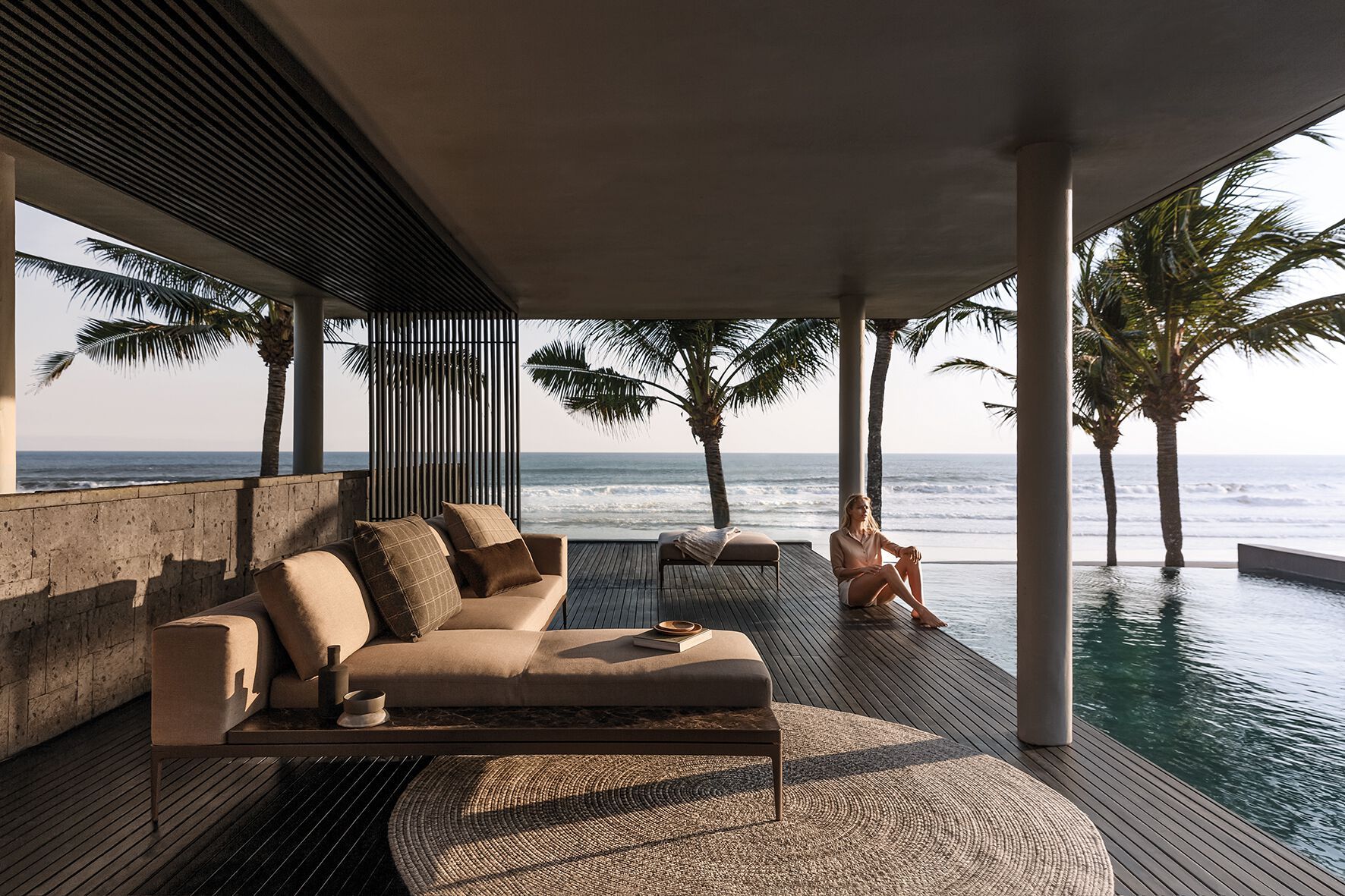 Ткань квадратный сад пуфик Gloster сетка ARCH-00068426 - Вид №11