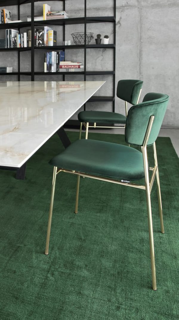 Бархатный мягкий стул Calligaris Fifties ARCH-00027900 - Вид №3