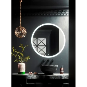 Зеркало для ванной Omega Glass Тип 4 SD984 с подсветкой 110 см круглое