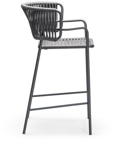 CHAIRS & MORE Высокий садовый табурет на морской веревке с подлокотниками Klot sun-id-1391045 - Вид №6