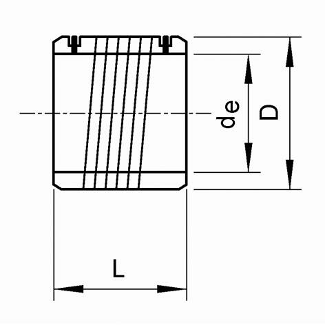 SANIT 8X3M950W1 Электросварочное рукав, PP-R - Комбинированная муфта  - Вид №1