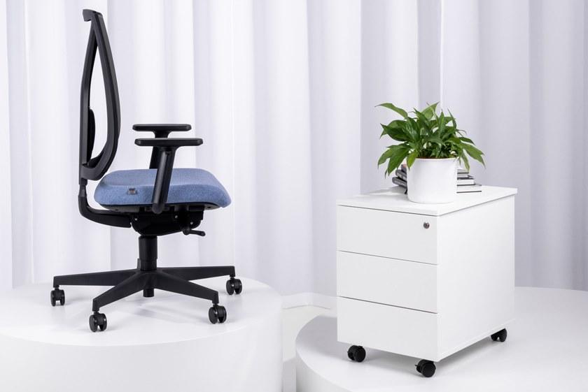 LD Seating Офисный стул из ткани с 5 спицами и подлокотниками Leaf 503-sya - Вид №5