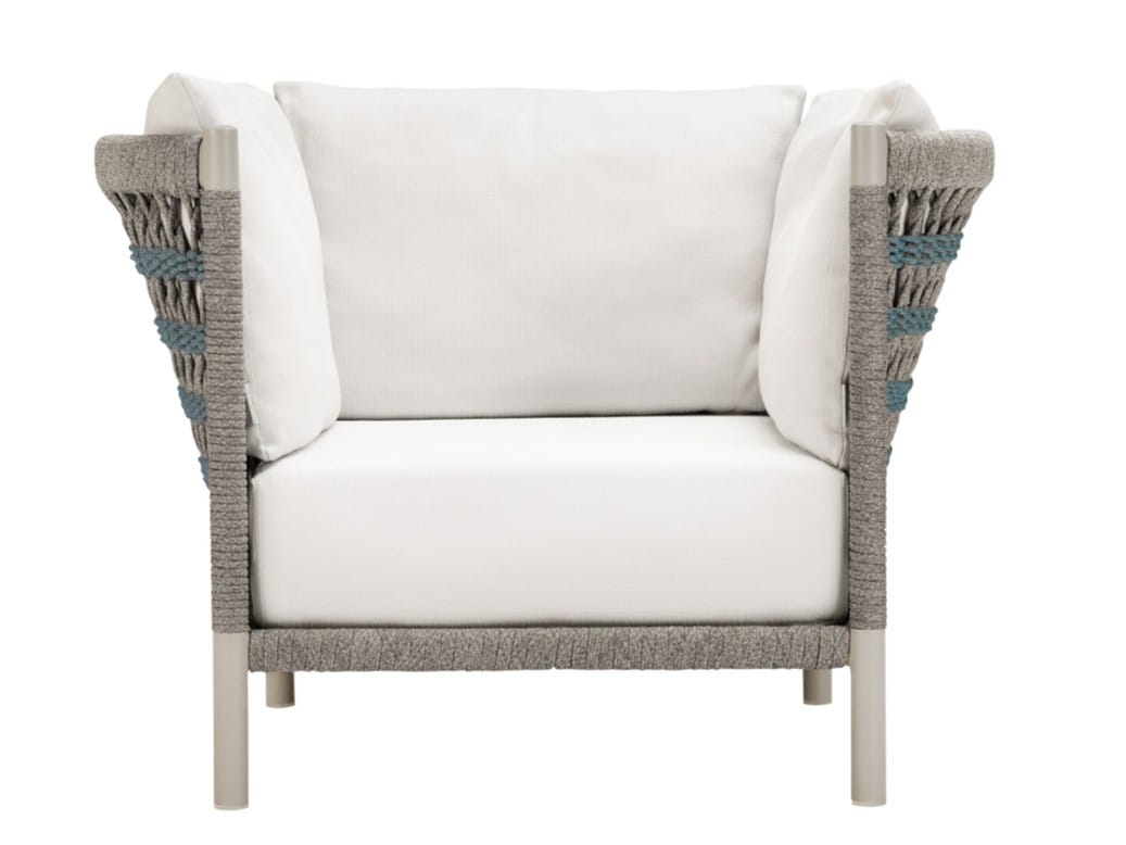 Кресло из морской веревки с подлокотниками JANUS et Cie Anatra ARCH-00073736 - Вид №1