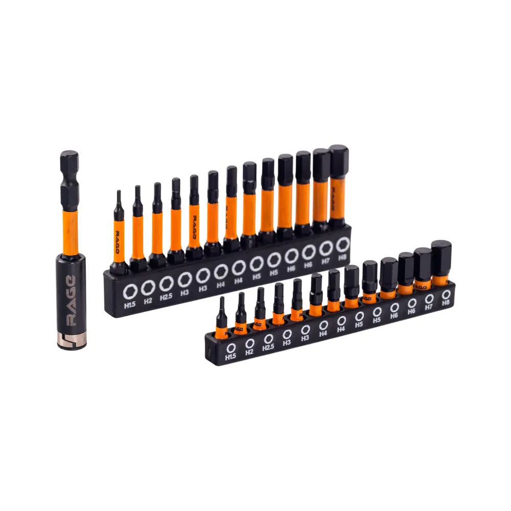 Набор ударных бит RAGE для профессионального монтажа, 27 предметов 89433168 STLM-1576567