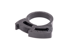 16640984 Хомут для шлангов Herbie Clip - J - Черный - PA66 - 20.3-23 мм, 20 шт HCL01191 HCL Fasteners