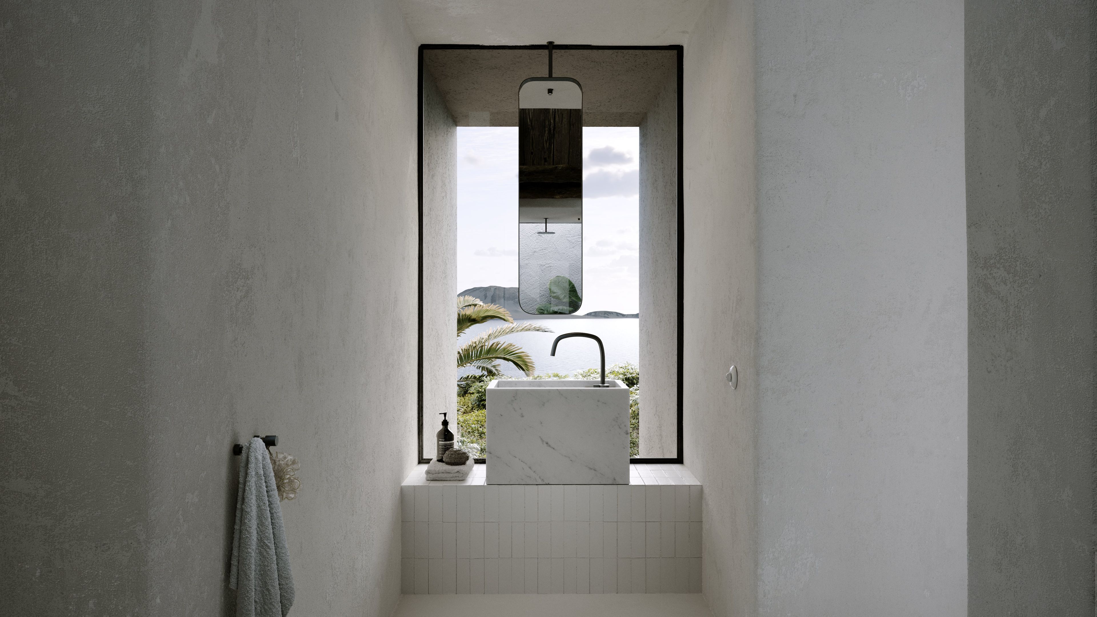 Одиночный подвесной умывальник из натурального камня COCOON Piet Boon ARCH-00052049 - Вид №12