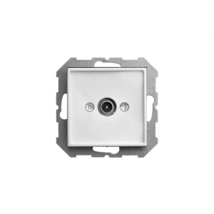 91523447 ТВ-розетка оконечная встраиваемая Liregus Epsilon IAL-1-01 E/B цвет белый STLM-1465333