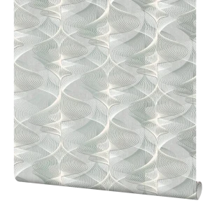 Обои флизелиновые Wall Up Tesla оливковые 1.06 м 646382