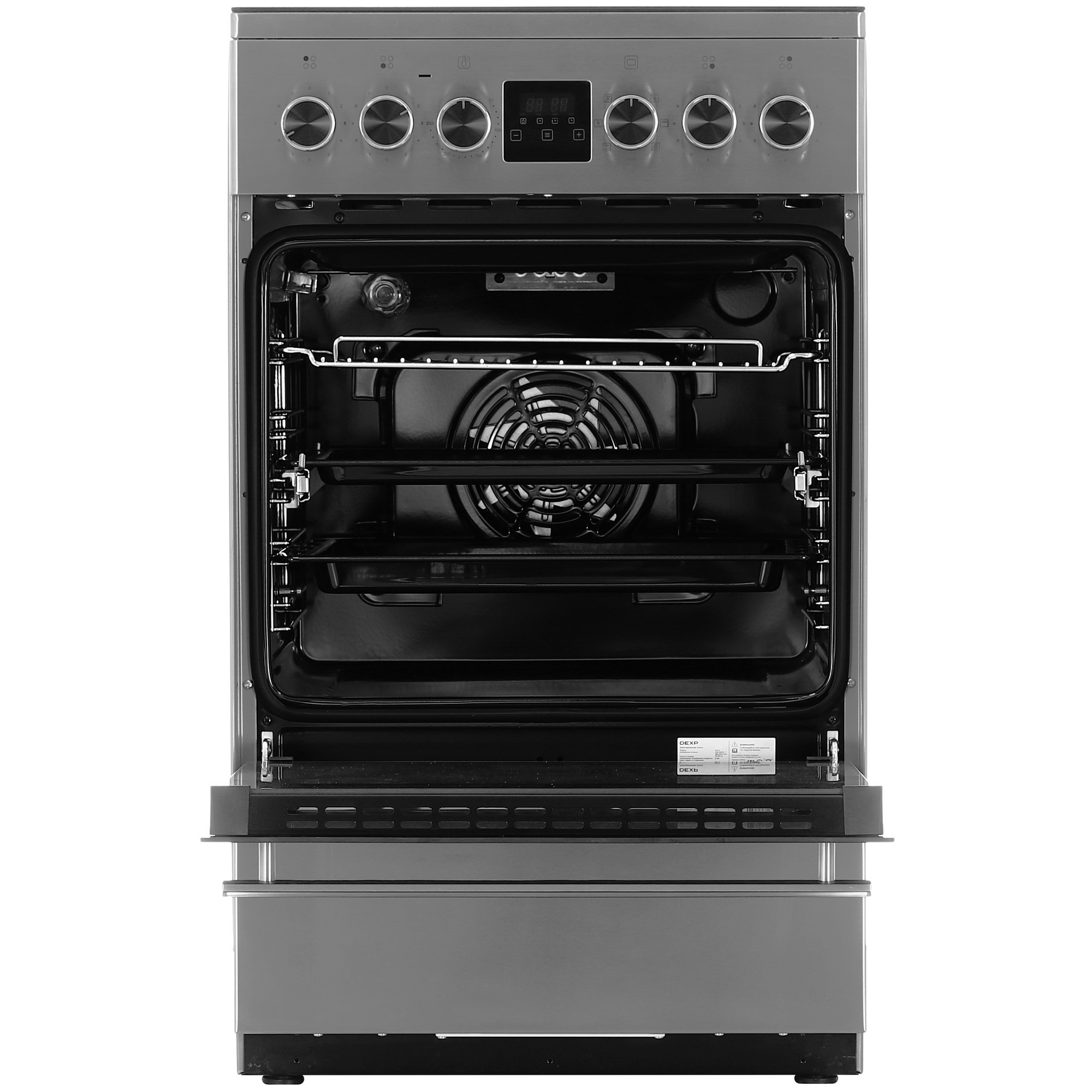 9119771 Электрическая плита DEXP E35-2 серебристый STDN-0083880 - Вид №7