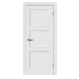 Комплект двери Трилло глухая 90x200 см Hardflex белый с добором 200 мм