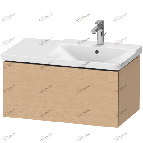 LC614701212 L-Cube Тумбочка подвесная Дуб брашированный, натуральный шпон Duravit