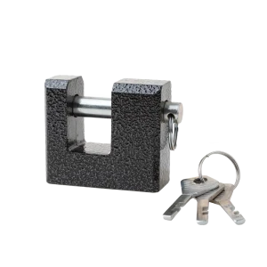 Навесной замок с ключом Абсолют 70x60 мм