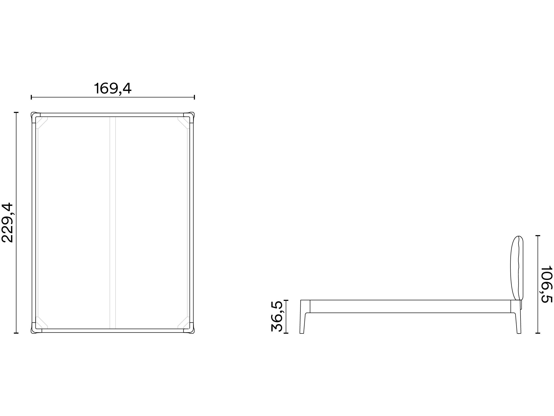 Деревянная двуспальная кровать Noah Living белье ARCH-00050929 - Вид №19
