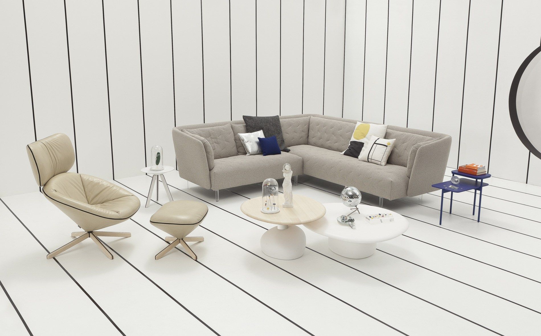 Кожаная спицевая подставка для ног SANCAL ARCH-00096271 - Вид №2