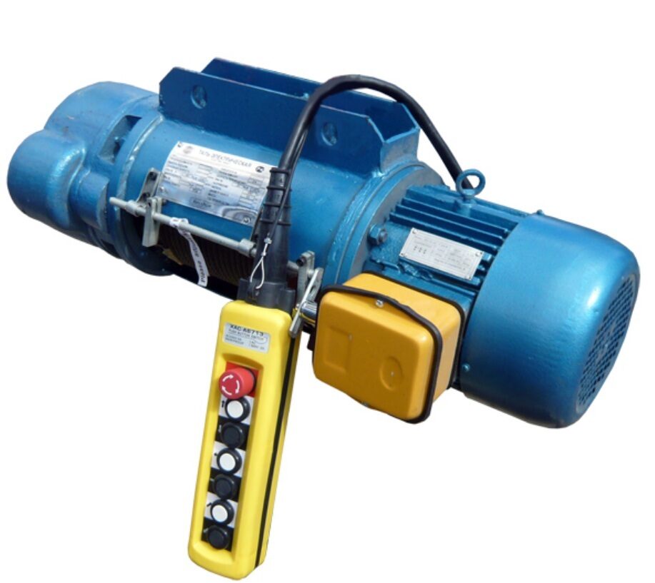 Таль электрическая канатная стационарная TOR CD1 3,2т высота 9м 380в 1003651