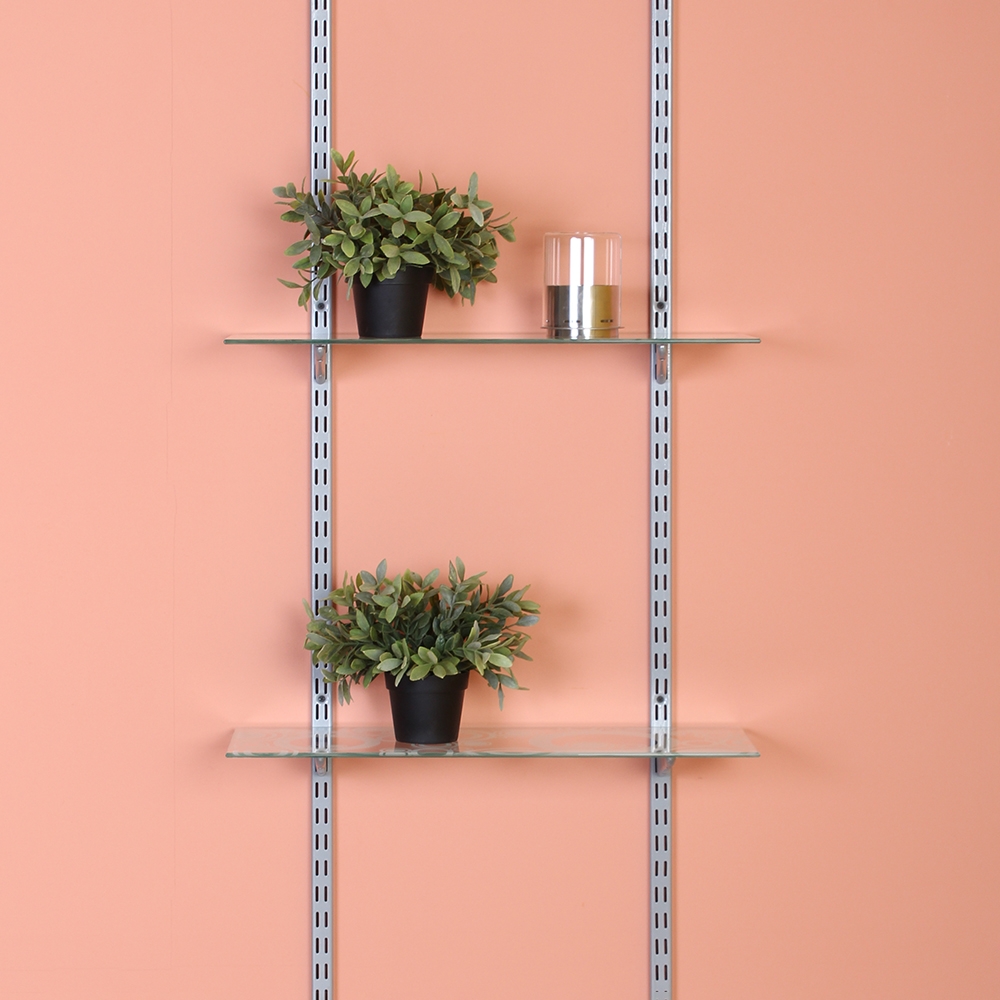 Стеновая стойка двухпазная , 2000x26x17 мм, серый LJPS0428 Public Steel Россия  - Вид №3