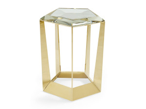 Высокий Хрустальный журнальный столик