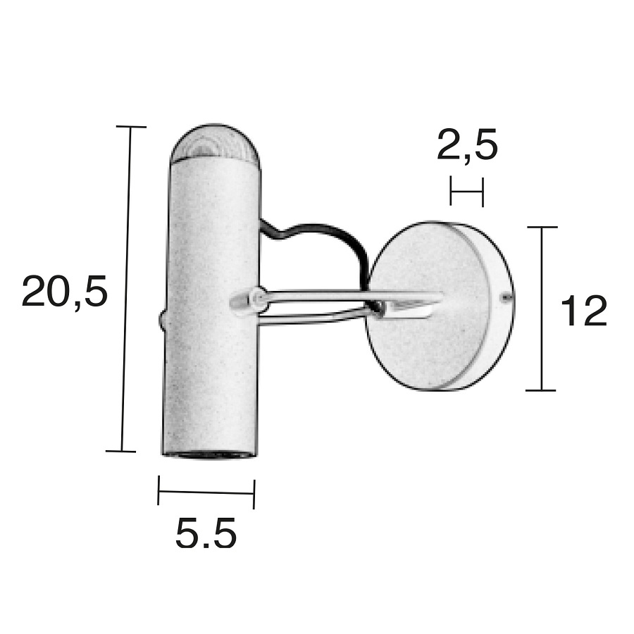 Лампа настенная Marlon, черная Zuiver 5400023 - Вид №7