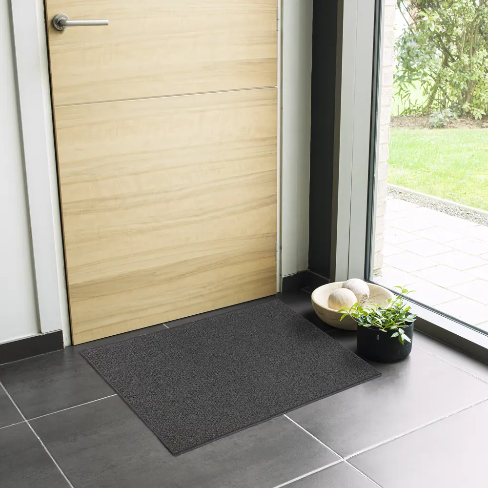 Коврик грязезащитный KREAFORTA Pelerin полипропилен 60x90 см цвет серый STLM-2001939 - Вид №4