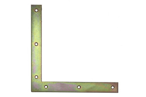 16340981 Плоский дверной уголок 250x250x30x3,0 мм хром 1 шт 158890 Suki