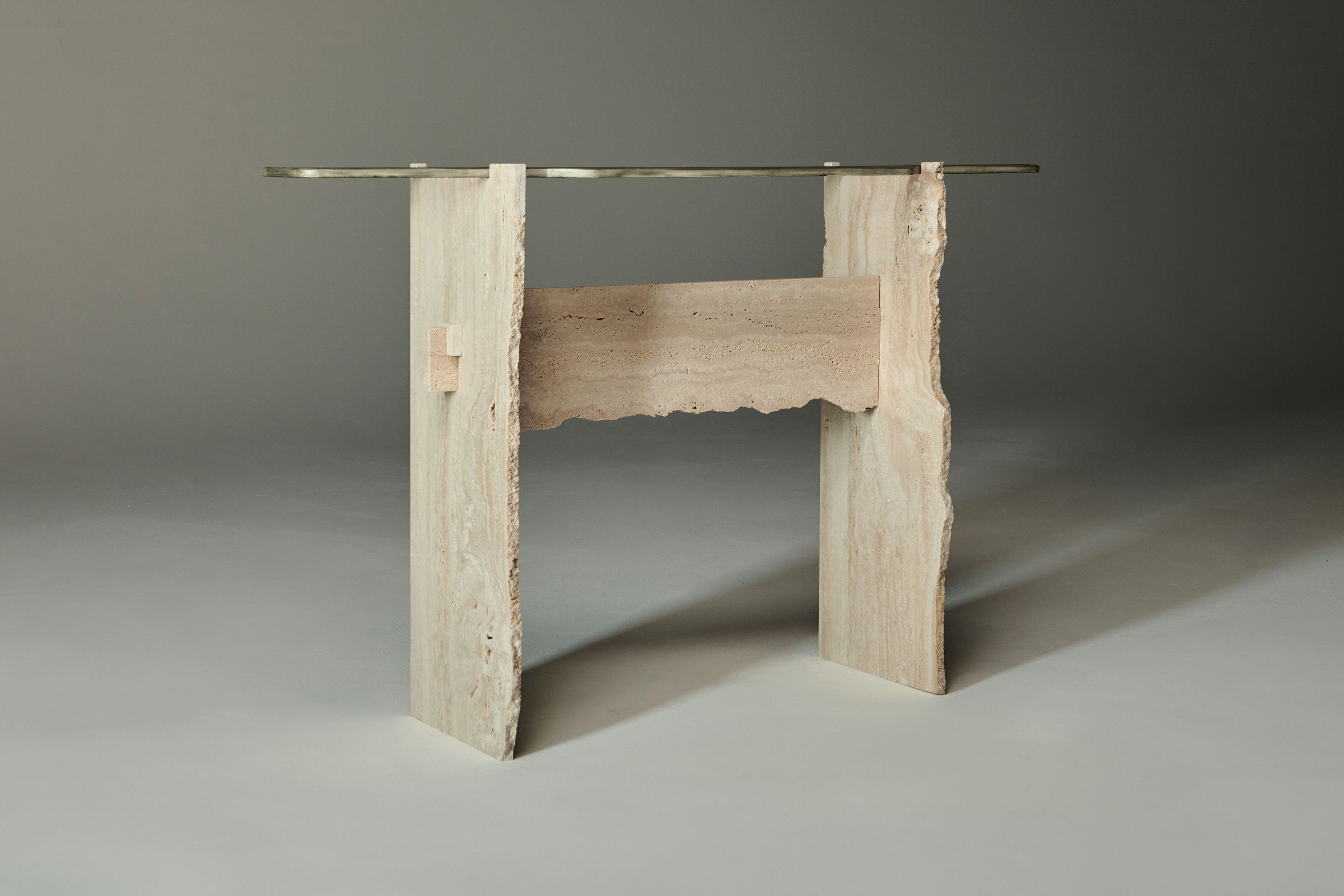 Травертин и стеклянная консоль ARTE VENEZIANA пещера ARCH-00078015 - Вид №6