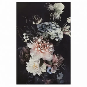 Постер на подрамнике 60х90 см черно-розовый Morning River TO4ROOMS ЦВЕТЫ 00-3894161 Розовый;черный