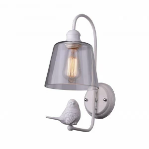 Бра Arte Lamp Passero A4289AP-1WH ARTE LAMP С ПТИЧКОЙ 109786 Белый;прозрачный