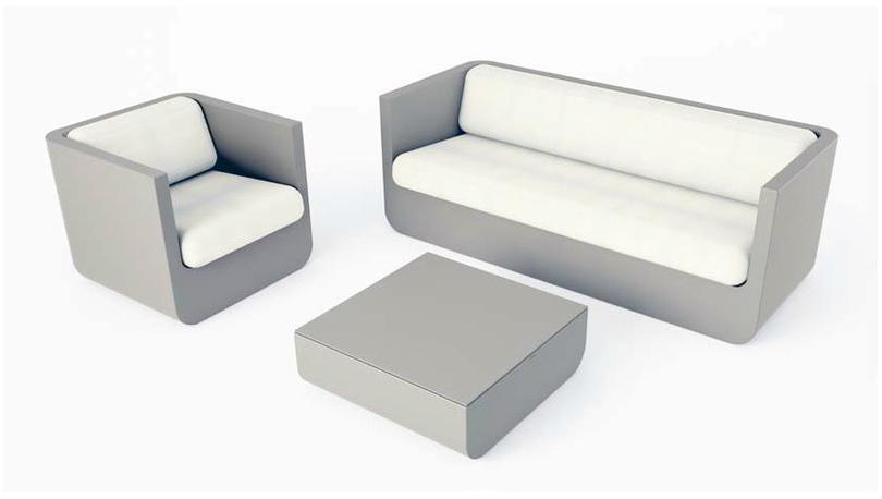 VONDOM Кресло с подлокотниками Ulm sun-id-1377899 - Вид №5