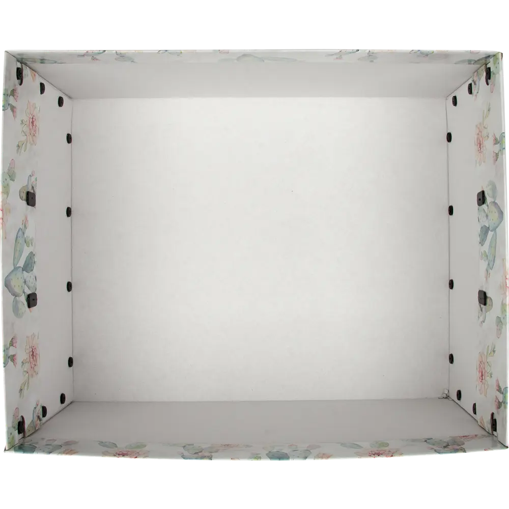 Коробка Кактусы 39x50x24 см 46.8 л картон цвет белый/мультиколор 82429014 STLM-2140661 DOMO PAK  - Вид №2