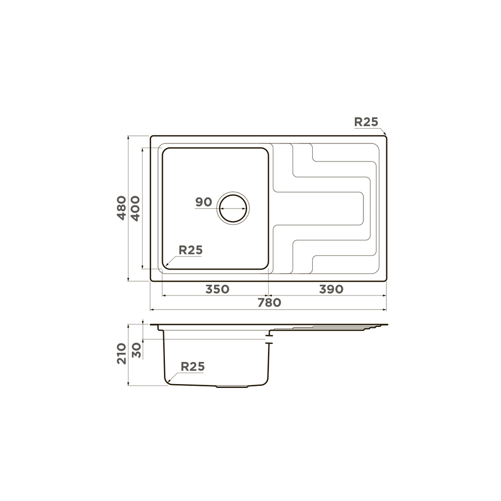 Кухонная мойка Mizu 78 IN OMOIKIRI 4973730 - Вид №5