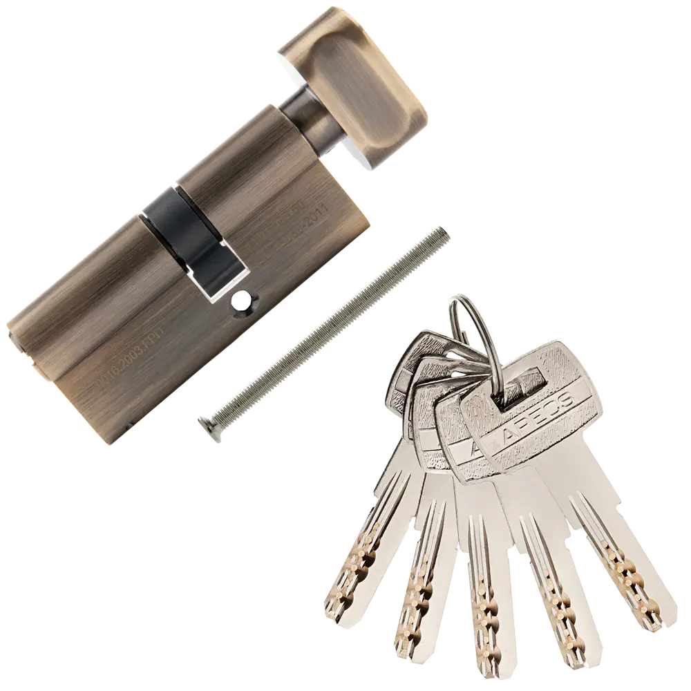 APECS Цилиндр замковый бронзовый 30x40 мм с комплектом ключей 85559787 PRO LM STLM-0063854 - Вид №1